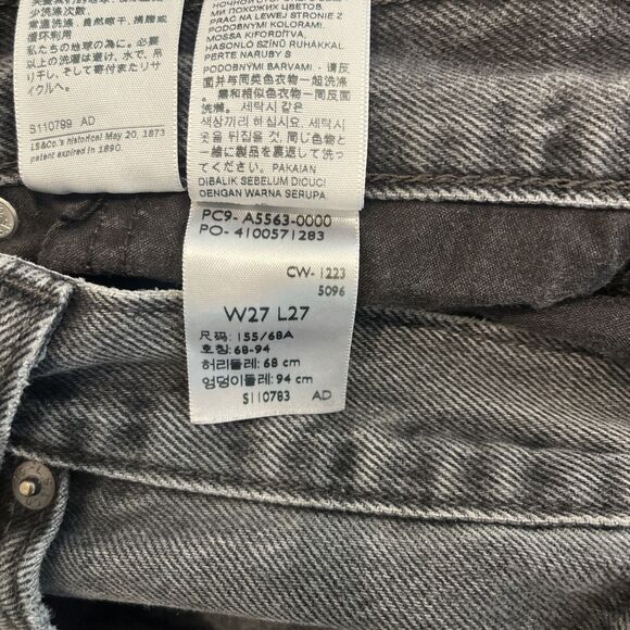 Levi's Women's Premium Middy Ankle Bootcut Denim Jeans Gray Size 27 - Picture 5 of 12